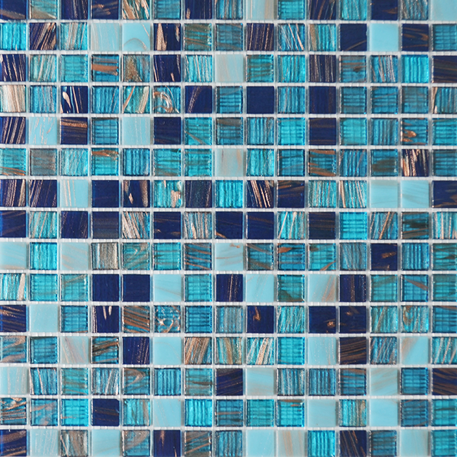 Proveedor de Foshan Azulejos de mosaico Goldline cuadrados de colores mezclados