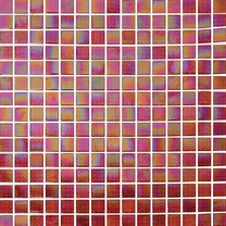 Azulejo de mosaico de cristal rojo cuadrado del proveedor de China
