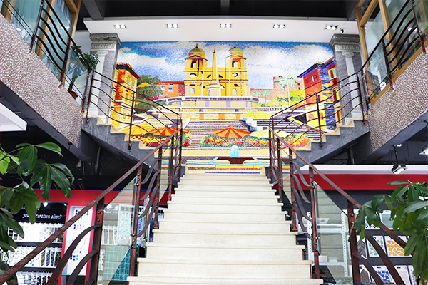 La introducción de chips de mosaico sueltos Ralart